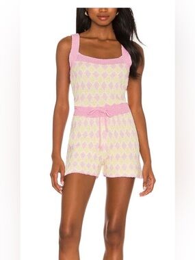 NWT‎ Free People Dream Diamondd shorts romper size large